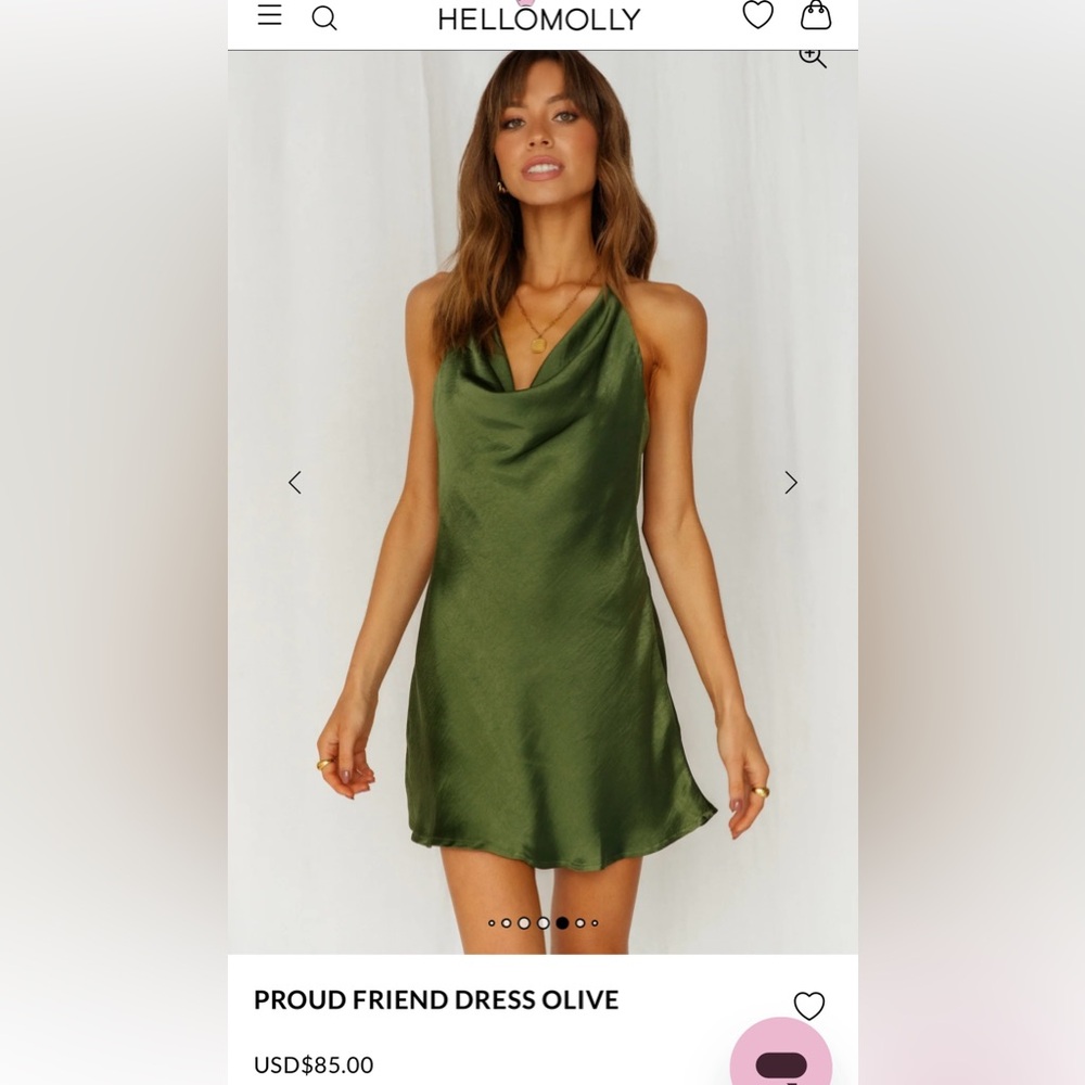 Hello Molly Proud Friend olive (sold out) small